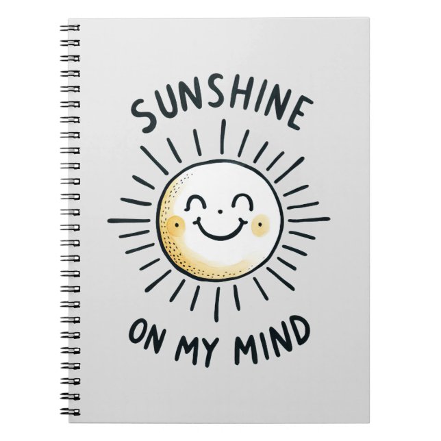 Cuaderno Sunshine En Mi Mente (Frente)