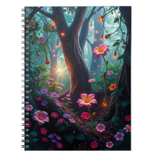 Cuaderno Sunshine en un bosque de hadas caprichosas