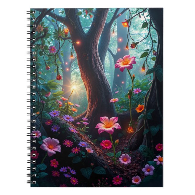 Cuaderno Sunshine en un bosque de hadas caprichosas (Frente)