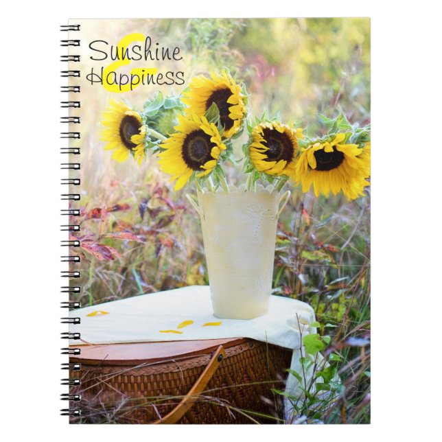 Cuaderno Sunshine & Happiness Sunflowers (Frente)