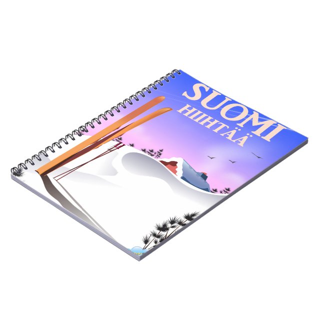 Cuaderno Suomi Hiihtää (Finlandia a esquiar) (Lado Izquierdo)