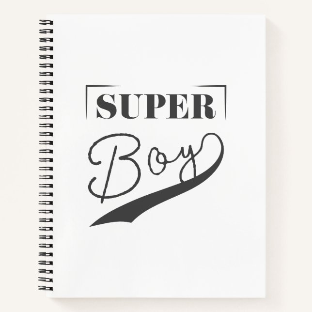 Cuaderno Super Boy (Anverso)