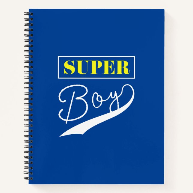 Cuaderno Super Boy (Anverso)