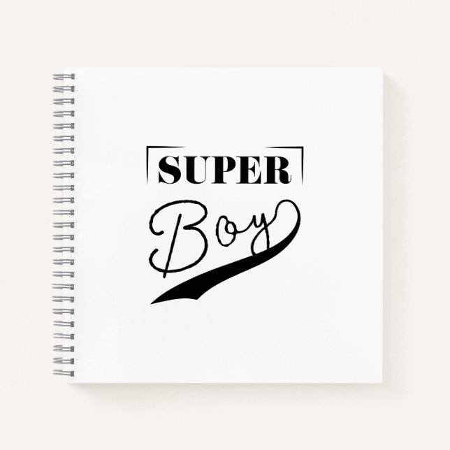 Cuaderno Super Boy (Anverso)