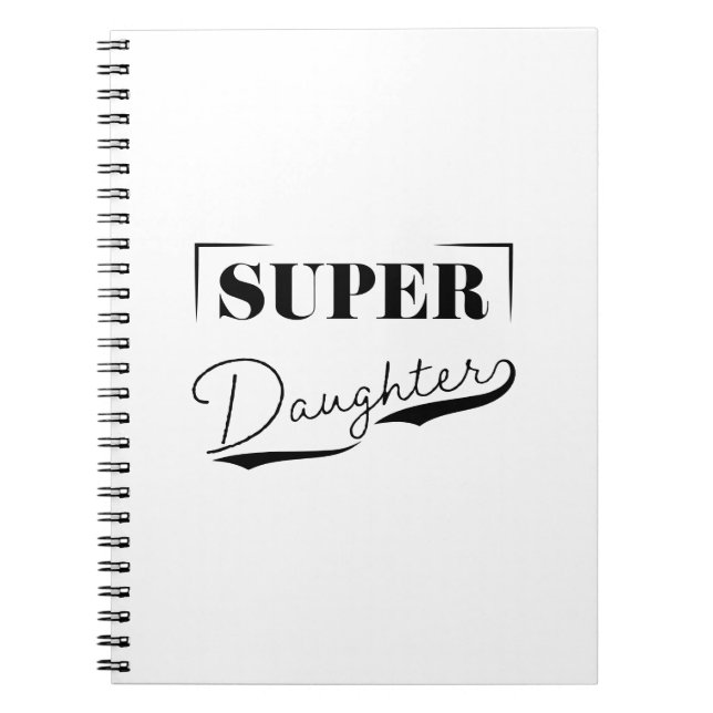Cuaderno Super Daughter (Frente)