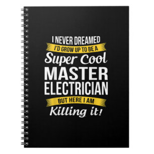 Cuaderno Super Guay Master Electrician Funny Gift