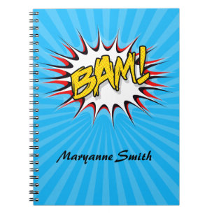 Cuaderno ¡Super Hero Classic Bam! Burbuja de acción