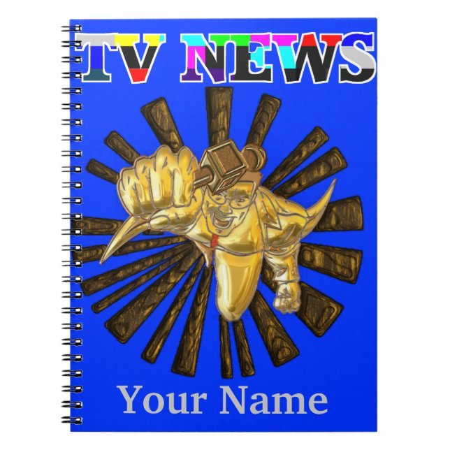 Cuaderno Super héroe de la TV (Frente)