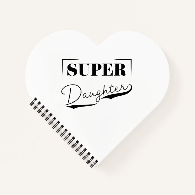 Cuaderno Súper hija (Anverso)