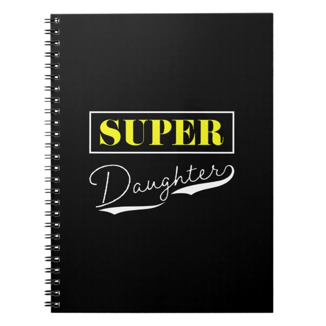 Cuaderno Súper hija (Frente)