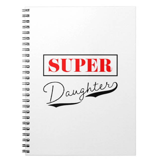 Cuaderno Super Hija (Frente)