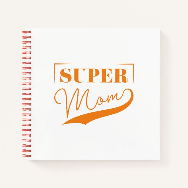 Cuaderno Super Mamá (Anverso)