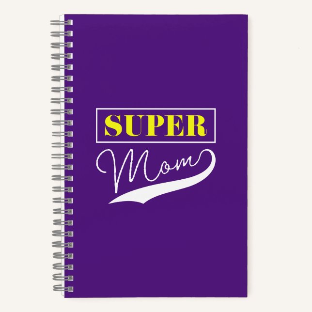 Cuaderno Super Mamá  (Anverso)