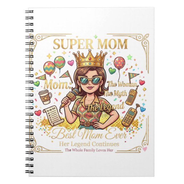 Cuaderno Super mom carnet (Frente)