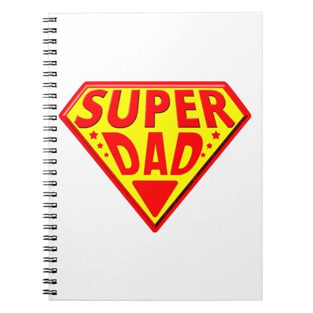Cuaderno Super Papá - Feliz Día del Padre (Frente)