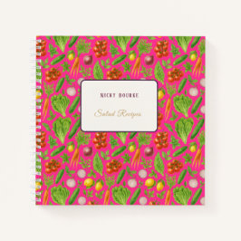 Cuaderno Super Pink “Salad Days” Recipe Notebook 