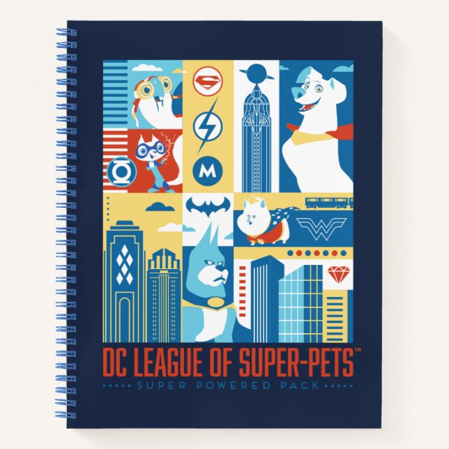 Cuaderno Super Powered Pack Art Deco Metropolis (Anverso)