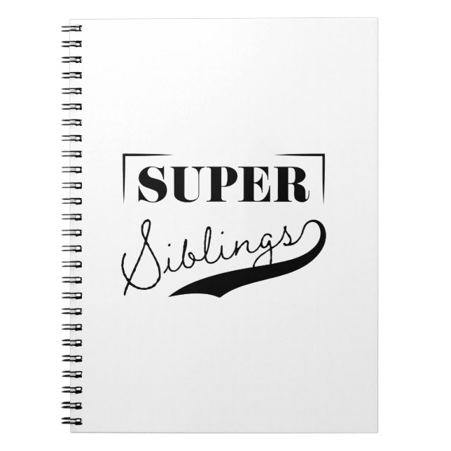 Cuaderno Super Sibling (Frente)
