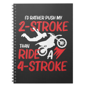 Cuaderno Supercruz de motociclista motocross moto MX de 2 t