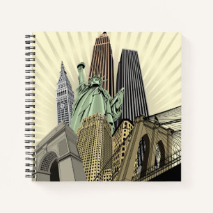 Cuaderno Superestilizado Cityscape NYC