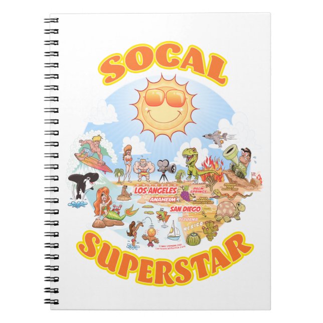 Cuaderno Superestrella de SoCal (Frente)