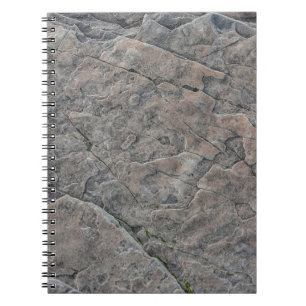 Cuaderno Superficie de piedra de textura de roca