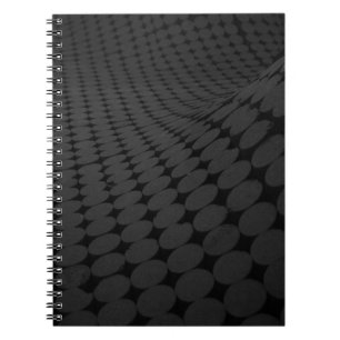 Cuaderno Superficie de puntos negra y gris