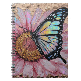 Cuaderno Superficie floral elegante: belleza de flor textur