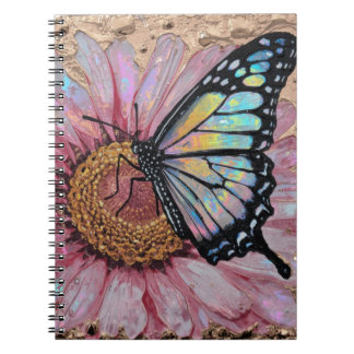 Cuaderno Superficie floral elegante: belleza de flor textur