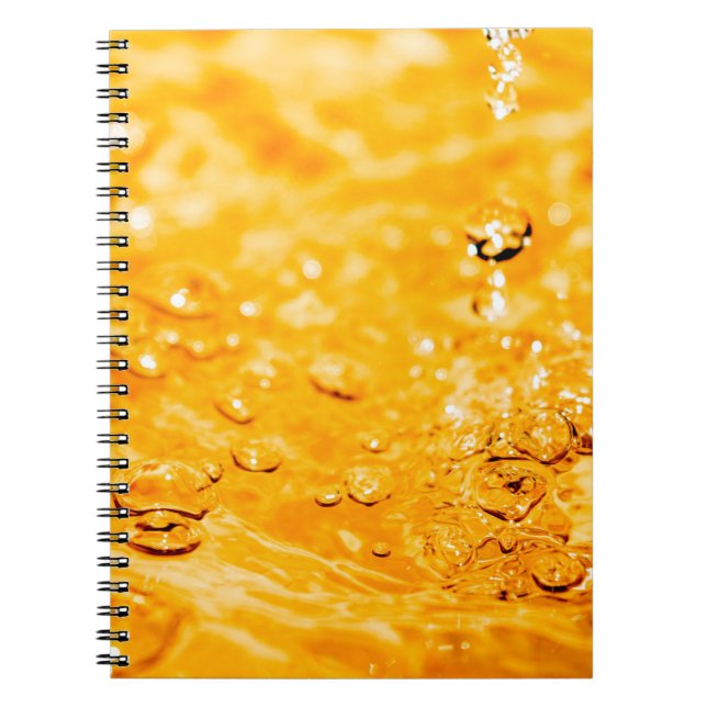 Cuaderno Superficie limpia de riego de agua (Frente)
