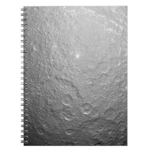 Cuaderno Superficie lunar en el espacio exterior