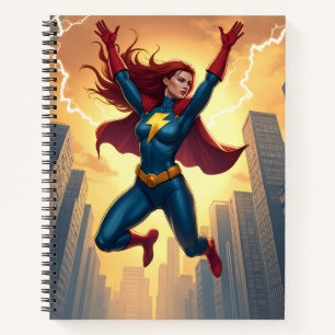 Cuaderno Superhéroe de la mujer relámpago