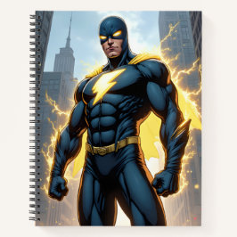 Cuaderno Superhéroe del hombre relámpago