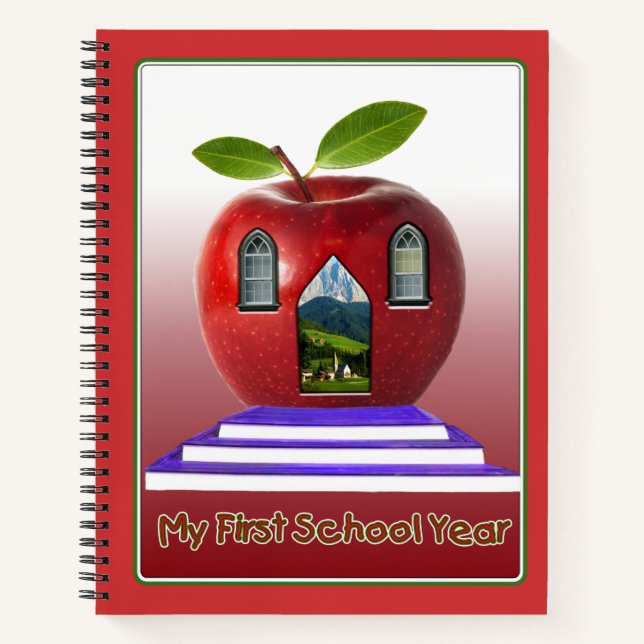 Cuaderno Superlindo "Mi primer día de escuela" (Anverso)