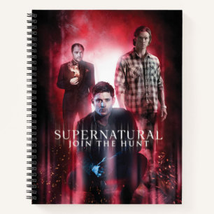 Cuaderno Supernatural Crowley, Dean y Sam
