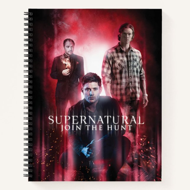 Cuaderno Supernatural Crowley, Dean y Sam (Anverso)