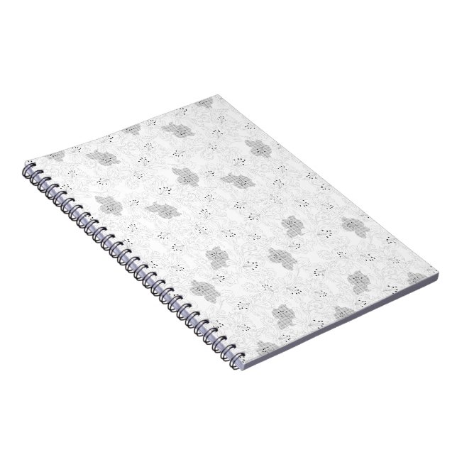 Cuaderno Superposición de cuadrícula transparente – Textura (Lado Derecho)