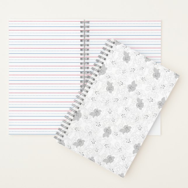 Cuaderno Superposición de cuadrícula transparente – Textura (Interior)