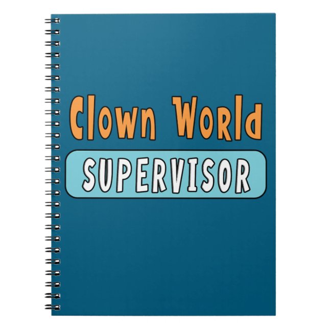 Cuaderno Supervisor del Mundo de Payasos (Frente)