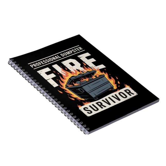 Cuaderno Superviviente Profesional de Incendios en Contened (Lado Derecho)