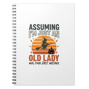 Cuaderno Suponiendo que soy solo una bruja anciana Desi de