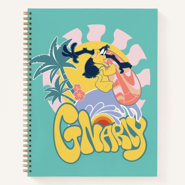 Cuaderno Surf DAFFY DUCK™ - Gnarly (Anverso)