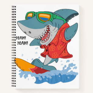 Cuaderno surf de tiburón
