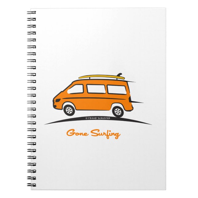 Cuaderno Surf Mercedes Sprinter Gone (Frente)