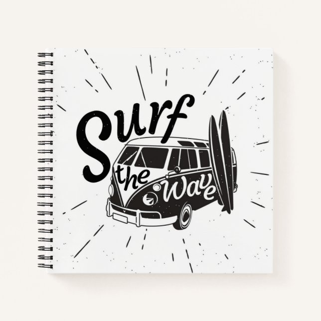 Cuaderno Surf The Wave (Anverso)