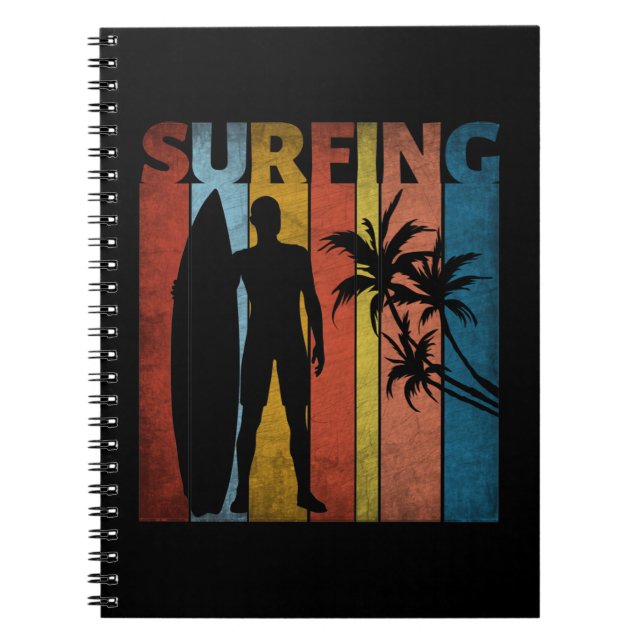 CUADERNO SURFANDO VERANO TROPICAL (Frente)