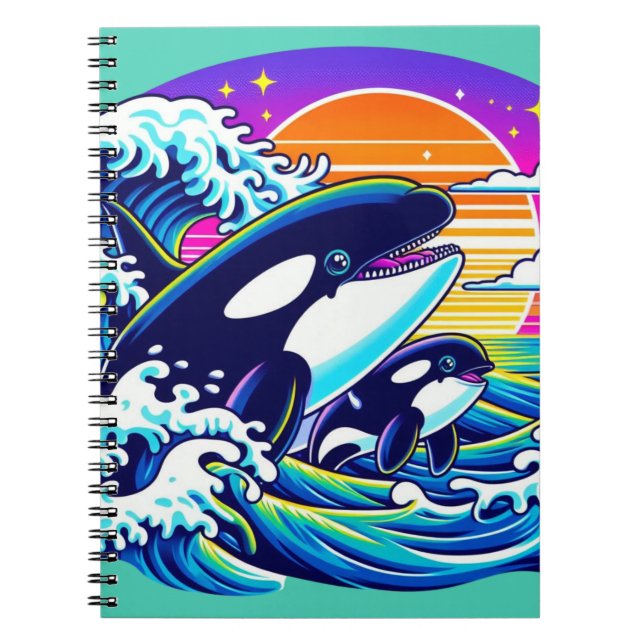Cuaderno Surfeando las olas (Frente)