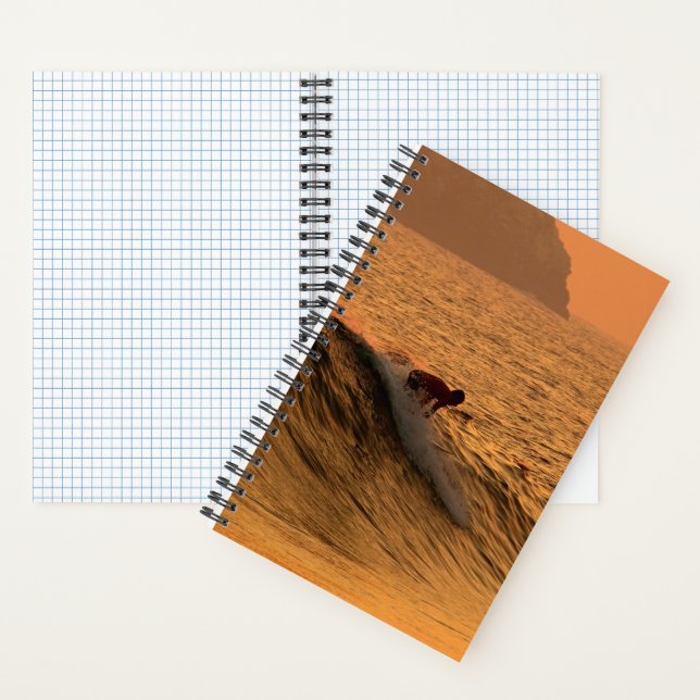 Cuaderno Surfer at sunset in Mexico (Interior)