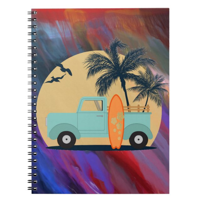 Cuaderno Surfing Retro (Frente)