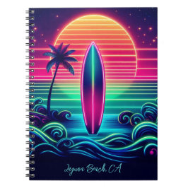 Cuaderno Surfing the Neon Sunset